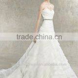 New Gorgeous A-line Tiered Organza Gown Wedding Dress 2014 thumbnail-1