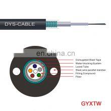2 / 4 / 6 / 8 / 12 / 16 / 24 Core Single Mode Outdoor Armoured G657A GYXTW Fiber Optical Cable thumbnail-4
