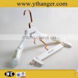 White Plastic Clothes Hanger Suit Hanger thumbnail-1