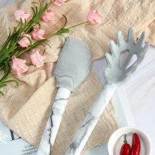 Kitchen Accessories Home and Kitchen Cookware Sets Kitchenware Cocina Silicone Kitchen Utensil Marble Cookware Set thumbnail-5