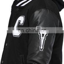 Custom Made Satin Varsity Jacket/ Satin Baseball Varsity Jacket thumbnail-4