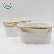 Metal Galvanised Christmas Planter Flower Pot Plant Pot thumbnail-4