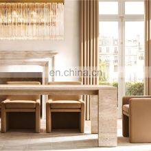 Luxury Cielo Interior Home Living Room Dining Room Rectangular Blown Glass Chandelier Modern Style Large Ceiling Pendant thumbnail-2