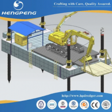 Hengpeng Modular Pontoon Excavator Carrier/Deck Barge 3 thumbnail-5