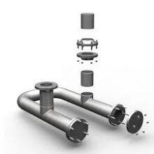 ASME B16.9 SS304 316 2205 Inconel Incoloy Pipe Spoon Prefabrication ASTM JIS En Standard Stainless Steel Pipe Tube Prefabrication thumbnail-1