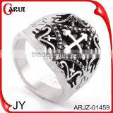 High Quality 316L Stainless Steel Material New Silver Ring Models For Men thumbnail-1