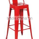 MCH-1515-2 Red Metal Stool High Bar Chair thumbnail-1