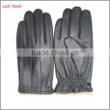 Driving Gloves for Men Fashion Black Goatskin Mens Leather Driving Gloves thumbnail-1