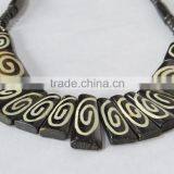 Custom Bone Carving Funky jewelry Buffalo Horn Indian Pendant