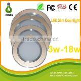 Special Design Golden Shell Led Downlight 12w Smd Samsung Chip Down Lamp 85-265v Ceiling Light Design With CE RohS