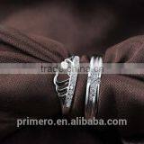 S925 Sterling Silver Couple Ring for Lovers Crown Cross Zircon Engagement Rings thumbnail-5