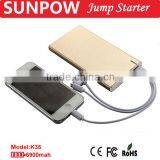 SUNPOW Jump Starter 6,900mAh Mini Booster Super Power Bank Portable 12V Li-polymer Bettery Multi-function Battery Charger thumbnail-5