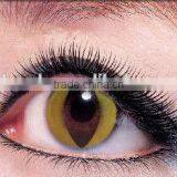 Yellow Cat Eye Yearly Cosplay Crazy Contact Lenses