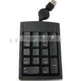 USB 19 Keys Numeric Number Keypad Keyboard For Laptop