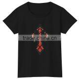 Customize Design Cross Glitter Motif OEM Service Supply Type Women Tshirt thumbnail-3