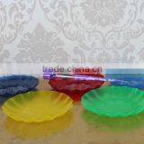 round clear plastic trays