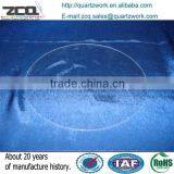 ULTRA THIN TRASPARENT UV QUARTZ GLASS PLATE 50*0.5mm thumbnail-3