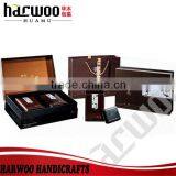 HMGTB-094 High-end Cardboard Tea Case With Metal Caddy