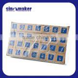 Custom DIY Symbols Alphabet Rubber Wood Stamp Set for Kids Education thumbnail-2