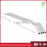 Folding Drinking Straw With Cleaning Brush, Stainless Steel Reusable Drinking Straws thumbnail-2