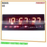 3" Red,green,blue Digital Led Wall Clock