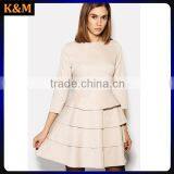 Special Ocassion Dress Beige Dress Anniversery Dress Party Dress thumbnail-3