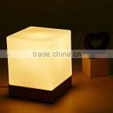 wooden glass table lamp guzhen lighting mini desk table lamp