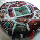 Cotton Patchwork Cushion Covers Puffs Ottoman-07