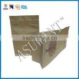 Factory Price Square Bottom Kraft Paper Bag for Tea Packing thumbnail-2