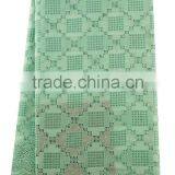 CL17-62 New Year Promotion Design Swiss Cotton Lace With Stone for Wedding Dress Woman Dress Girl Dress Cord Cotton Voile Lace thumbnail-3