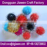 Assorted Glitter Pompoms thumbnail-1