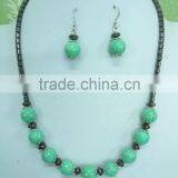 Handmade Gemstone Beads Beaded Necklaces Best Quality Hot Selling Handmade Designer Statement Necklace thumbnail-5