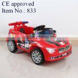 CE approved large plastic toy cars with music,front working lights