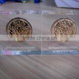 High Quality Genuine Morgan Coins Acrylic Paperweight Custom Wholesale thumbnail-1