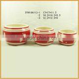 Round Shape Ceramic Planter Flower Pot Wholesale