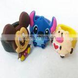 New Fashion and Popular Cheap Silicone PVC Cartoon Animal Ring thumbnail-1