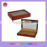 Hot-Selling Wooden Fountain Pens Gift Box With Transparent Window Design