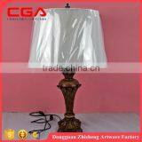 Ployresin White and Black Table Lamp thumbnail-4