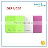 In Stock!!! 2016 UNIC Mini Full HD DLP HDMI Projector UC50 Pico 3D LED Projeksiyon Proyector Screen thumbnail-2