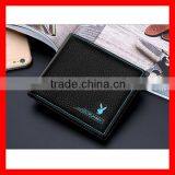Short Money Clip Top Grade Business Nubuck Wallet for Men in Stock thumbnail-4