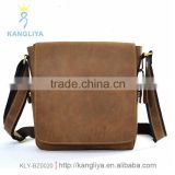 Official genuine leather handbag Italy real first layer cow leather bags made for man noble brown bag