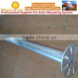 high quality low cost Hot-dip Galvanized Q235 ground screws for Solar Mounting