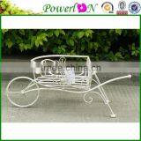 Hot Selling Antique Vintage Handcart Wheelbarrow Pot Planter For Garden Park Home Patio I23M TS05 X00 PL08-5831G thumbnail-1