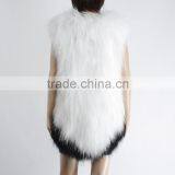Ladies Winter Raccoon Fur Shawl KZ150065 thumbnail-2