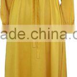 Elegant Satin Abaya With Cuff Sleeve thumbnail-1