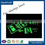 Customized Self Adhesive Glow in the Dark Fluorescent Paper Sticker Label