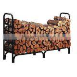 Popular firewood rack storage holder outdoors or porch with cover,log wood cabinet