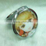 Cute Shine Barbie Doll Makeup Mirror/barbie Doll Compact Mirror With Epoxy Sticker thumbnail-1