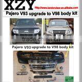 Mitsubishi pajero V93/ V97 upgrade to 2016 pajero V98 style body kit.conversion body kit