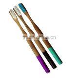 2016 Soft Round Handle Biodegradable And Natural Bamboo Toothbrush thumbnail-4